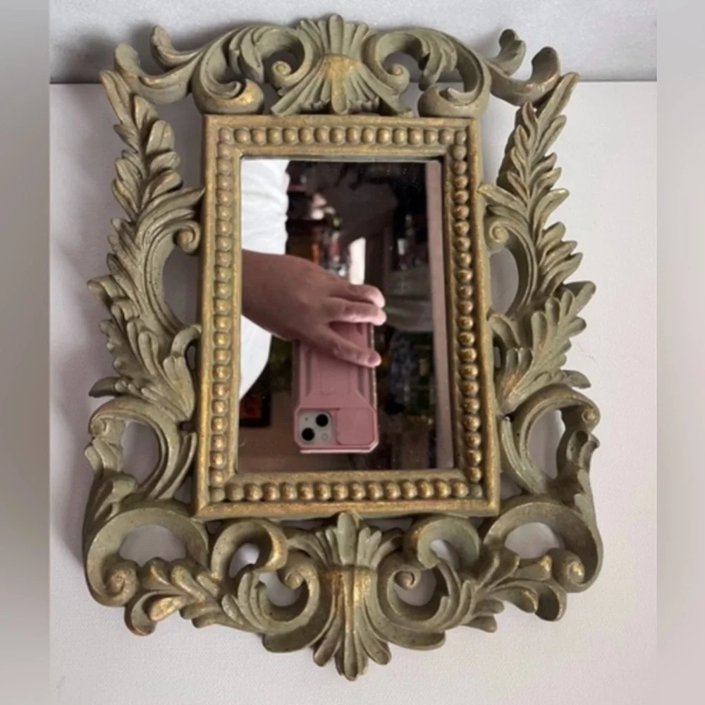 Vintage ornate wall mirror